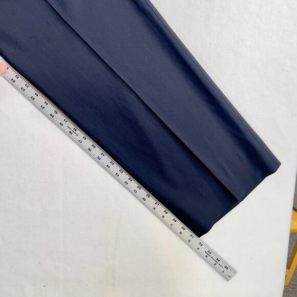 Thierry Mugler Paris Dress Pants  Men's W39 x L31.5 Blue w/ Snap Button Pockets - Picture 9 of 13